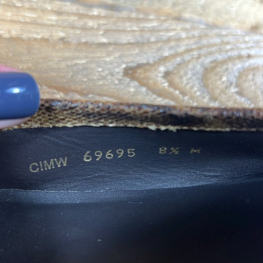 Stuart Weitzman Women's Python Loafers - Tan/Brow… - image 8